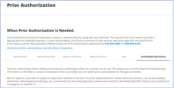 Prior Authorization