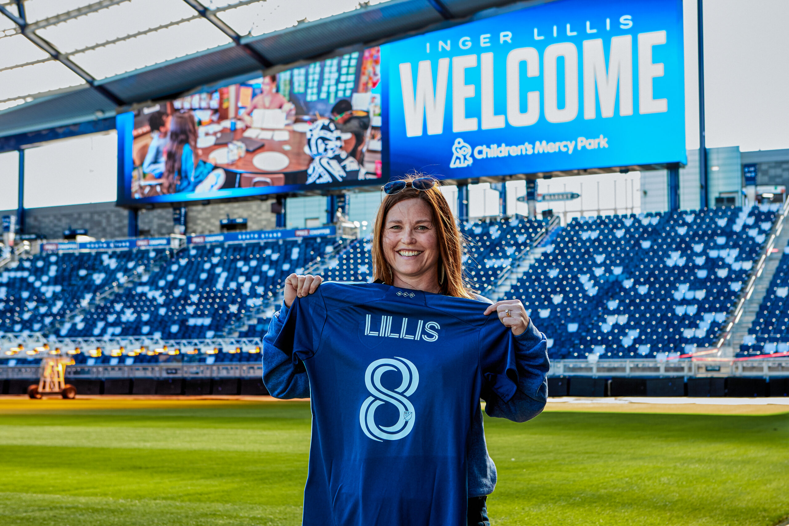 Inger Lillis - 2024 March honoree for Blue KC Sporting Samaritan