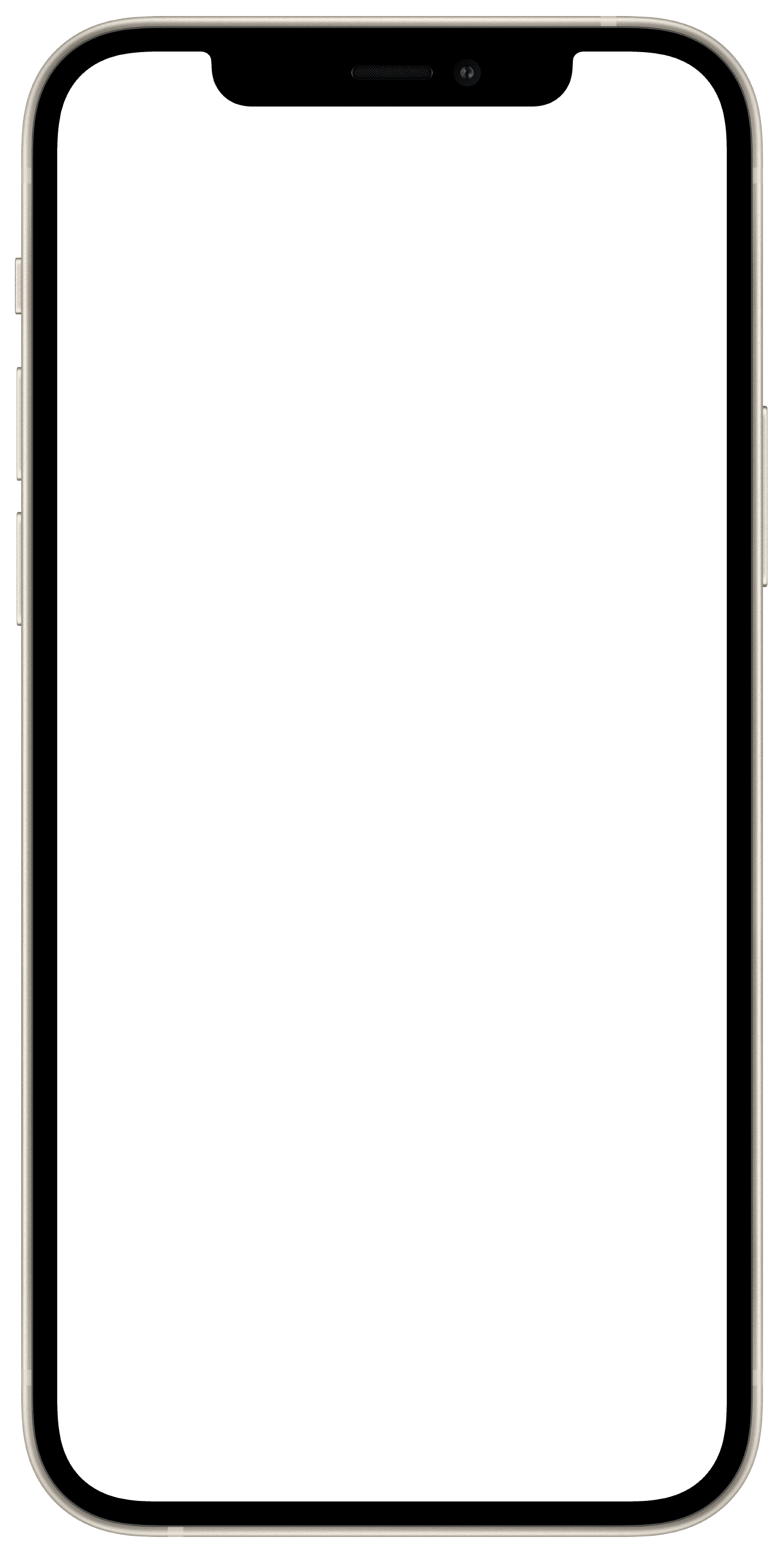 realistic mobile phone frame