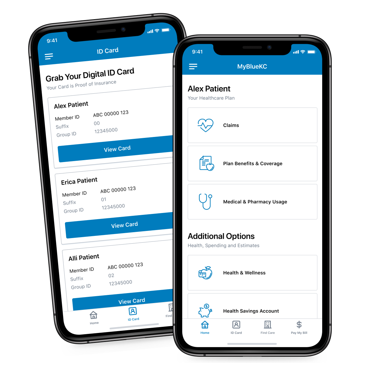 Health Tools MyBlueKC Mobile App Blue Cross and Blue Shield of Kansas City